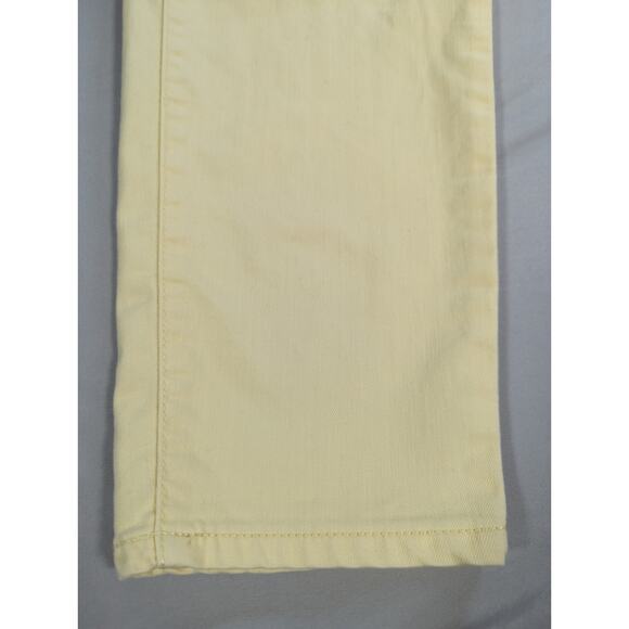 St. John’s Bay Women Yellow Cotton Blend Pants Size 20W / 2W Casual Straight Leg - Picture 5 of 12